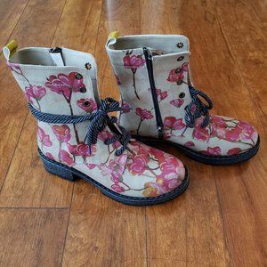 Goby Floral Boots size 39/8.5 womens
